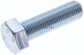 Sechskantschraube DIN 933, M 24x80, Stahl verzinkt 8.8