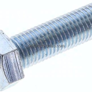 Sechskantschraube DIN 933, M 24x80, Stahl verzinkt 8.8