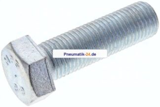 Sechskantschraube DIN 933, M 27x90, Stahl verzinkt 8.8