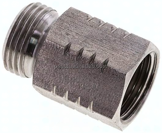 Reduziernippel G 3/8"(AG)-NPT 3/8"(IG), 1.4571