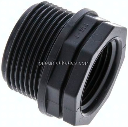 Reduziernippel G 1-1/4"(AG)-G 1"(IG), Polypropylen