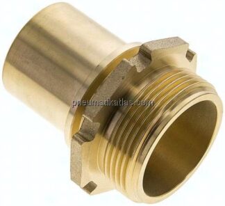 Gewindetülle, EN14420-5 G 1-1/2"-38 (1-1/2")mm, Messing