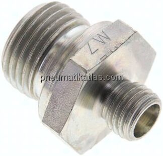 Gerade Schneidringverschr. G 1/2"-6 L (M12x1,5), ohne Mutter & Schneidring, Stahl verzinkt