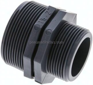 Doppelnippel G 2"-G 1-1/2", Polypropylen
