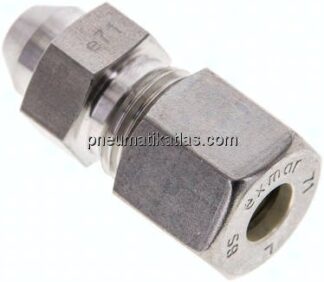 Gerade Anschweißverschraubung 8 S (M16x1,5), Klemmring 1.4571 (NC)