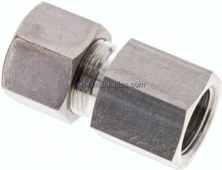 Aufschraub-Schneidringverschr. G 1/2"-14 S (M22x1,5), Klemmring 1.4571 (NC)