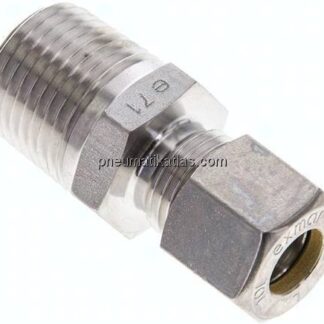 Gerade Schneidringverschr. NPT 1/2"-10 L (M16x1,5), Klemmring 1.4571 (NC)