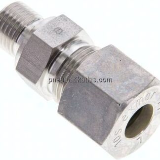 Gerade Schneidringverschr. NPT 1/4"-10 S (M18x1,5), Klemmring 1.4571 (NC)