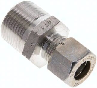 Gerade Schneidringverschr. NPT 3/4"-12 L (M18x1,5), Klemmring 1.4571 (NC)