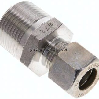 Gerade Schneidringverschr. NPT 3/4"-12 L (M18x1,5), Klemmring 1.4571 (NC)