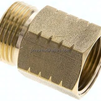 Reduziernippel G 1"(AG)-NPT 1"(IG), Messing