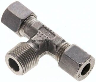 T-Schneidringverschraubung R 3/8"-8 L (M14x1,5), 1.4571