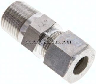 Gerade Schneidringverschr. NPT 1/2"-12 S (M20x1,5), Klemmring 1.4571 (NC)