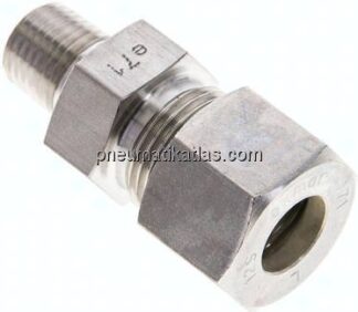 Gerade Schneidringverschr. NPT 1/4"-12 S (M20x1,5), Klemmring 1.4571 (NC)