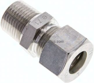 Gerade Schneidringverschr. NPT 1/2"-15 L (M22x1,5), Klemmring 1.4571 (NC)
