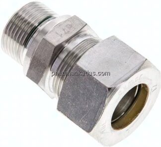 Gerade Schneidringverschr. M 22x1,5-18 L (M26x1,5), Klemmring 1.4571 (NC)