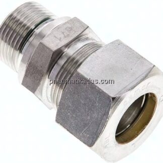 Gerade Schneidringverschr. M 22x1,5-18 L (M26x1,5), Klemmring 1.4571 (NC)