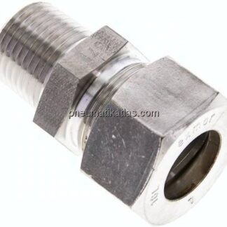 Gerade Schneidringverschr. NPT 1/2"-18 L (M26x1,5), Klemmring 1.4571 (NC)
