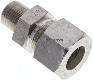 Gerade Schneidringverschr. NPT 1/2"-20 S (M30x2), Klemmring 1.4571 (NC)