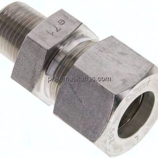 Gerade Schneidringverschr. NPT 1/2"-20 S (M30x2), Klemmring 1.4571 (NC)