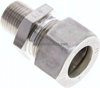Gerade Schneidringverschr. NPT 1/2"-22 L (M30x2), Klemmring 1.4571 (NC)