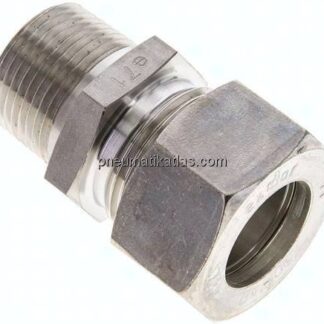 Gerade Schneidringverschr. NPT 3/4"-22 L (M30x2), Klemmring 1.4571 (NC)