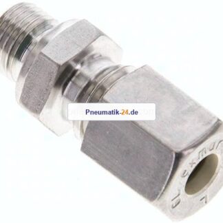Gerade Schneidringverschr. M 10x1-6 L (M12x1,5), Klemmring 1.4571 (NC)