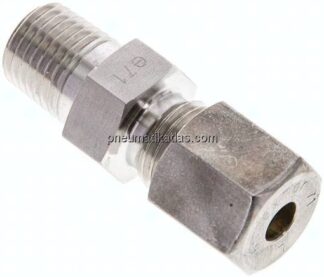 Gerade Schneidringverschr. NPT 1/4"-6 S (M14x1,5), Klemmring 1.4571 (NC)