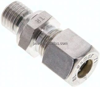 Gerade Schneidringverschr. M 12x1,5-8 L (M14x1,5), Klemmring 1.4571 (NC)