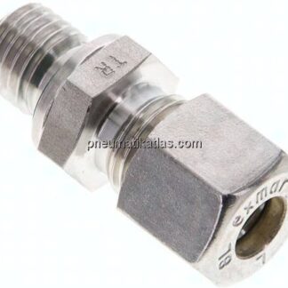 Gerade Schneidringverschr. M 12x1,5-8 L (M14x1,5), Klemmring 1.4571 (NC)
