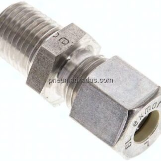 Gerade Schneidringverschr. NPT 1/4"-8 L (M14x1,5), Klemmring 1.4571 (NC)