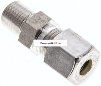 Gerade Schneidringverschr. NPT 1/4"-8 S (M16x1,5), Klemmring 1.4571 (NC)