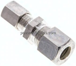Reduzierverschraubung 10 L (M16x1,5)-6 L (M12x1,5), Klemmring 1.4571 (NC)