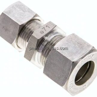 Reduzierverschraubung 15 L (M22x1,5)-12 L (M18x1,5), Klemmring 1.4571 (NC)
