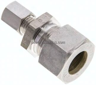 Reduzierverschraubung 15 L (M22x1,5)-6 L (M12x1,5), Klemmring 1.4571 (NC)