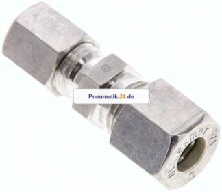 Reduzierverschraubung 8 L (M14x1,5)-6 L (M12x1,5), Klemmring 1.4571 (NC)