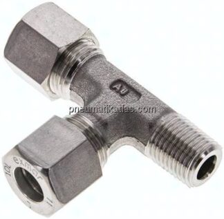 LE-Schneidringverschraubung R 1/4"-10 L (M16x1,5), Klemmring 1.4571 (NC)