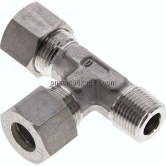 LE-Schneidringverschraubung R 3/8"-12 L (M18x1,5), Klemmring 1.4571 (NC)