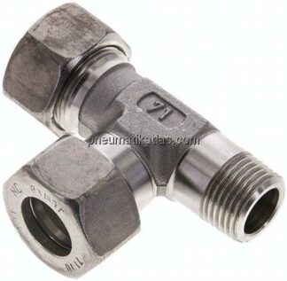 LE-Schneidringverschraubung R 1/2"-18 L (M26x1,5), Klemmring 1.4571 (NC)
