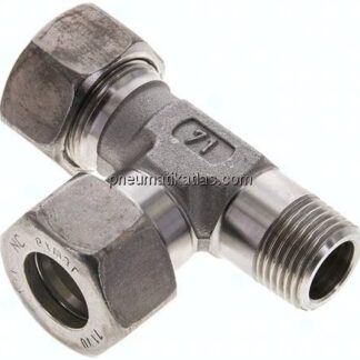 LE-Schneidringverschraubung R 1/2"-18 L (M26x1,5), Klemmring 1.4571 (NC)