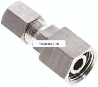 Reduziereinsatz 10 L-6 L (M12x1,5), Klemmring 1.4571 (NC)