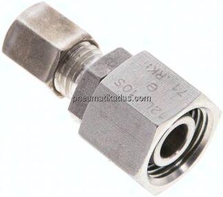Reduziereinsatz 12 L-6 L (M12x1,5), Klemmring 1.4571 (NC)