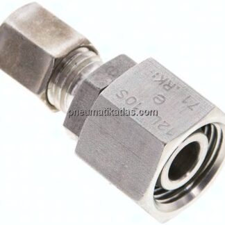 Reduziereinsatz 12 L-6 L (M12x1,5), Klemmring 1.4571 (NC)