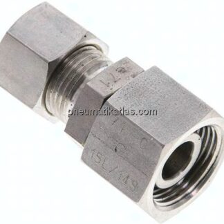 Reduziereinsatz 15 L-12 L (M18x1,5), Klemmring 1.4571 (NC)