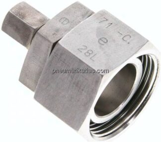 Reduziereinsatz 28 L-6 L (M12x1,5), Klemmring 1.4571 (NC)