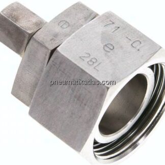 Reduziereinsatz 28 L-6 L (M12x1,5), Klemmring 1.4571 (NC)
