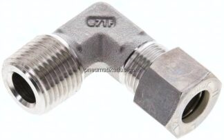 Winkel-Schneidringverschraub. NPT 1/2"-12 L (M18x1,5), Klemmring 1.4571 (NC)