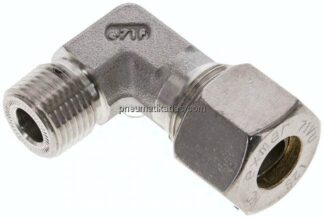 Winkel-Schneidringverschraub. NPT 3/8"-12 S (M20x1,5), Klemmring 1.4571 (NC)