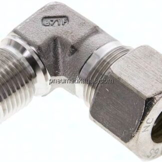 Winkel-Schneidringverschraub. NPT 1/2"-16 S (M24x1,5), Klemmring 1.4571 (NC)