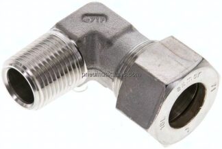 Winkel-Schneidringverschraub. NPT 1/2"-18 L (M26x1,5), Klemmring 1.4571 (NC)